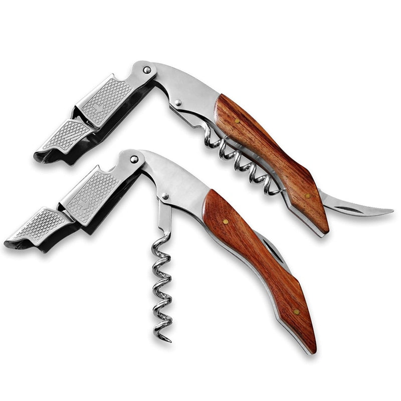 High-Grade Folding Wine Key & Bottle Opener