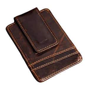 Leather Money Clip