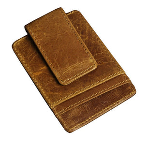 Leather Money Clip