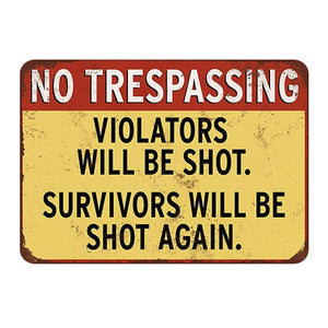 Shot Sign