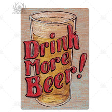 Beer Metal Tin Sign