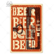 Beer Metal Tin Sign