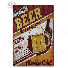 Beer Metal Tin Sign