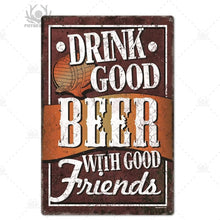 Beer Metal Tin Sign