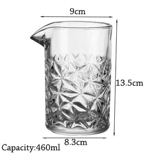 750ml Studded Mixing Glass Bar Tool