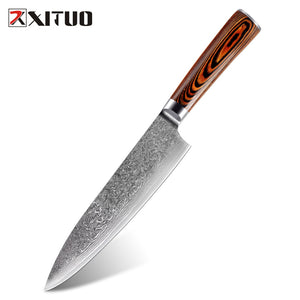 Damascus Kitchen Knife