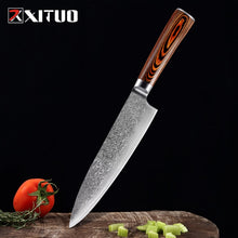 Damascus Kitchen Knife