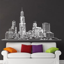 Chicago American City Vinyl Wall Sticker